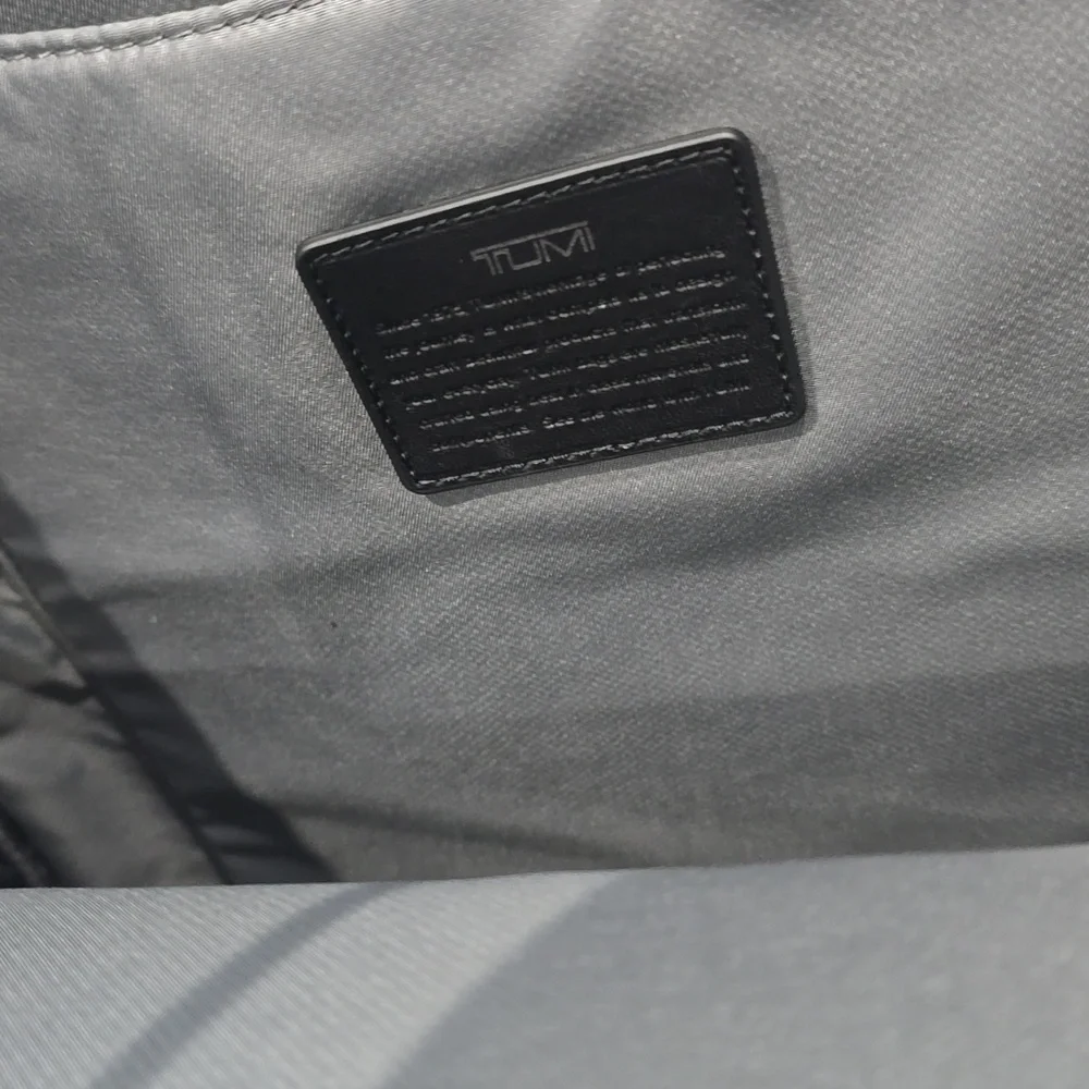 NWT ✅ TUMI LINKS TRAVEL BACKPACK PE & LEATHER CHARCOAL GREY / BLACK ✨NWT